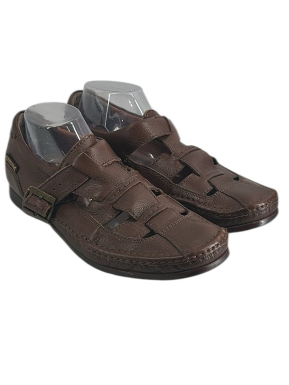 Mephisto leather comfort sandals brown leather fisherman cool air sz 9
